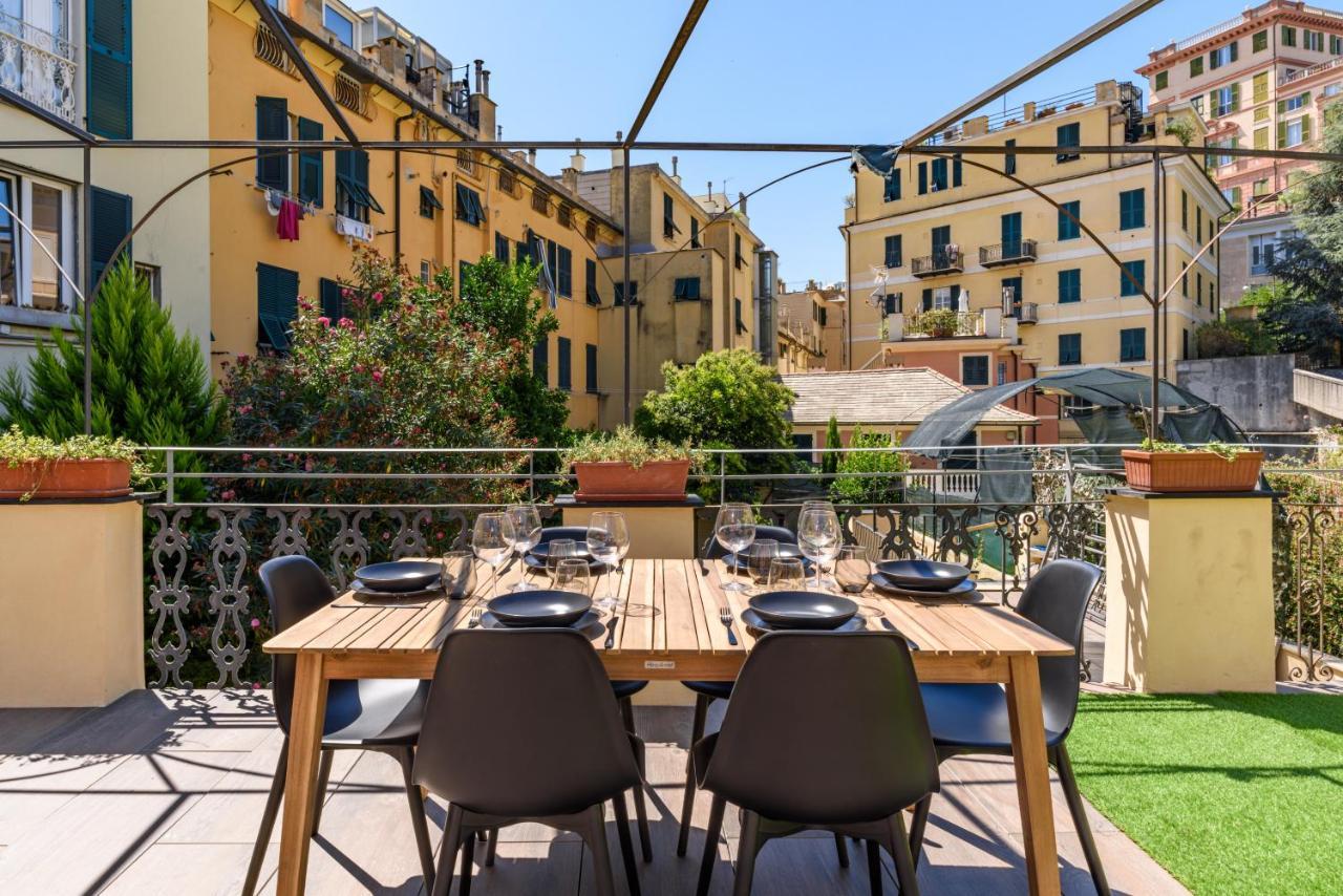 شقة Esclusivo 130 Mq + Terrazzo Via San Vincenzo جنوة المظهر الخارجي الصورة